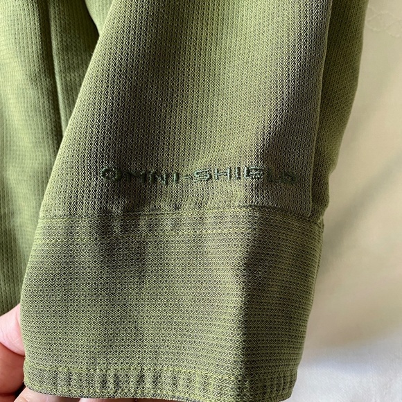 Columbia Men's Green Button Down Omni Shield Long Sleeve Shirt Size Large - Picture 8 of 12